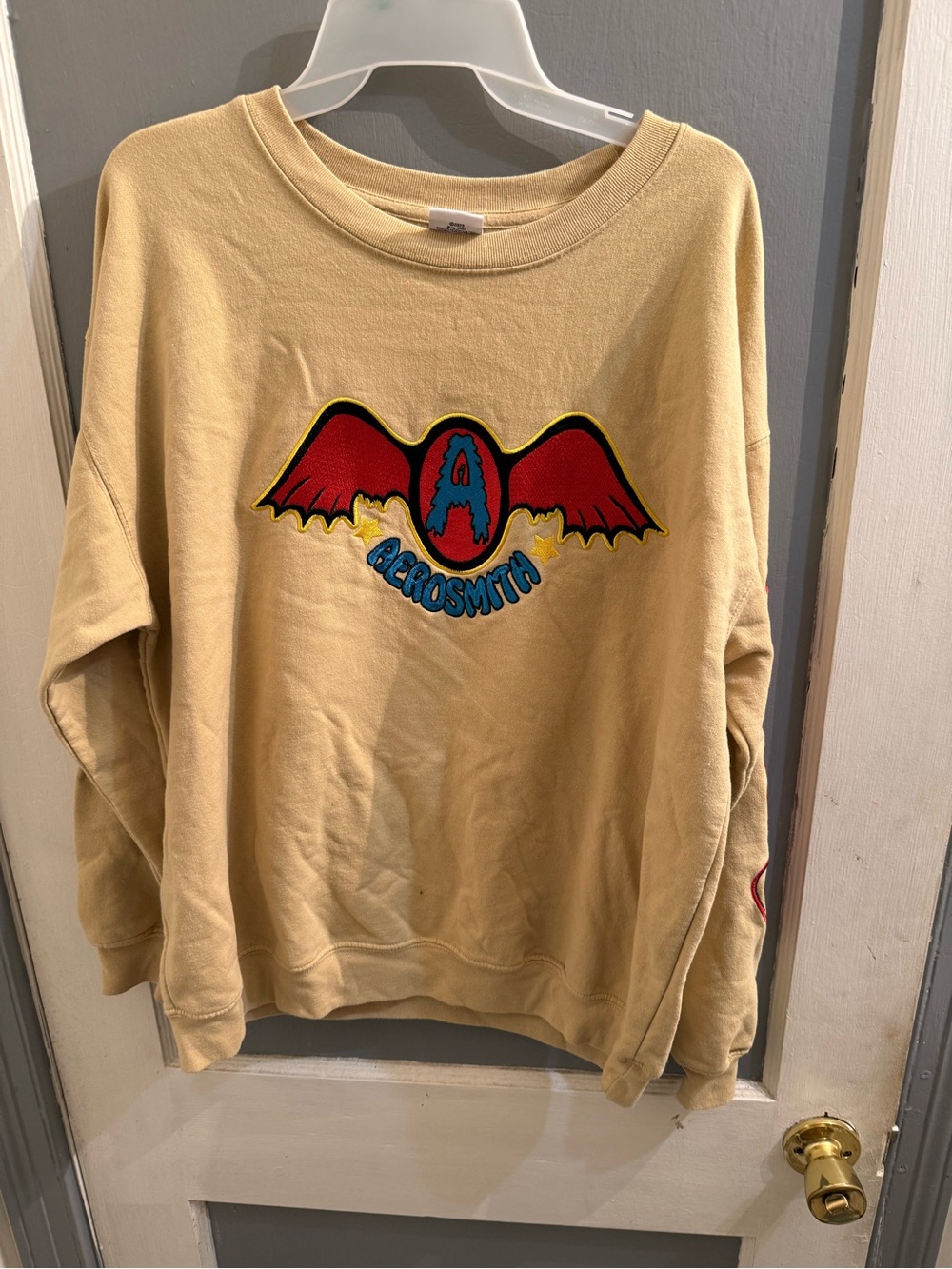 Aerosmith 1975 summer tour sweatshirt reproduction